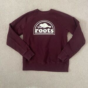 Burgundy Roots Crewneck - Size Small